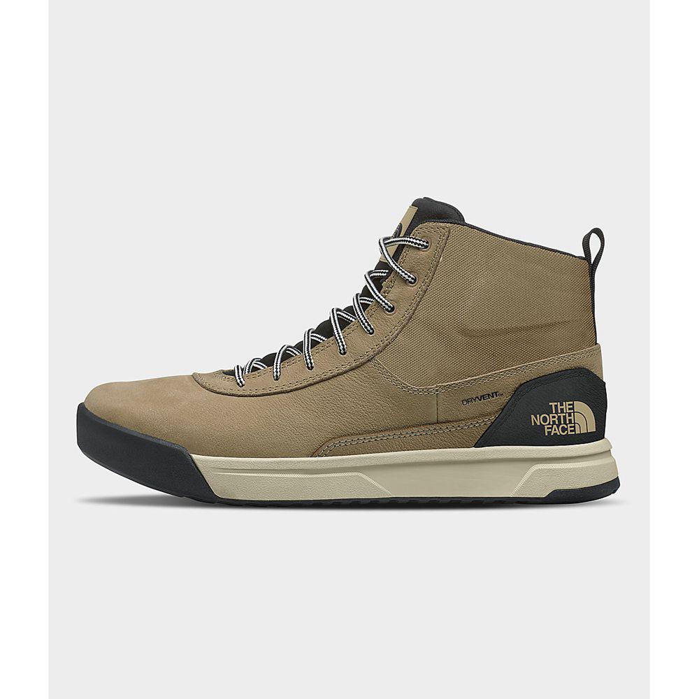 The North Face Larimer Mid Wp Ανδρικα Μποτάκια Πεζοπορίας - Χακί / Μαυρα (MXVK92083)